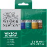 Набор масляных красок Winton Winsor&Newton 6 цветов в тубах купить в магазине Альберт Мольберт с доставкой по всему миру