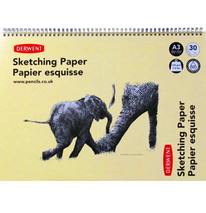 Альбом для графики Derwent Sketching Paper А3 / 30 листов / 165 гм