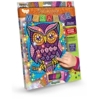 Аппликация из мягкого пластика Danko toys "Сова 2", европодвес