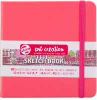 Скетчбук Art Creation Sketchbook Royal Talens коралловый 12х12 см / 80 листов / 140 гм