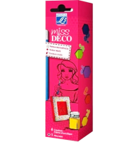 Набор акриловых красок Miss Deco LeFranc&Bourgeois 6 цветов по 20 мл, матовые