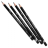 Набор чернографитных карандашей Derwent Sketching 6 штук с точилкой в пенале купить в магазине товаров для рисования и графики Альберт Мольберт с доставкой по РФ и СНГ