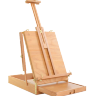 Этюдный ящик Capelletto с мачтой деревянный настольный из бука 65.5х36.5 см купить в художественном магазине Альберт Мольберт с доставкой по РФ и СНГ