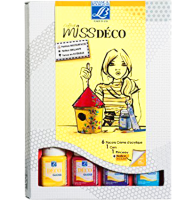 Набор акриловых красок Miss Deco LeFranc&Bourgeois 6 цветов по 50 мл, глянцевые