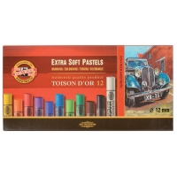 Пастель художественная Koh-I-Noor "Toison D'or Extra Soft 8552" набор 12 цветов