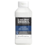 Грунт акриловый Liquitex Clear Gesso универсальный прозрачный для живописи и графики 237 мл