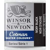 Акварель художественная Winsor Newton "Cotman" черная слоновая кость 3 шт