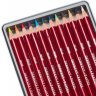 Набор пастельных карандашей Derwent Pastel Pencils 12 цветов в металлическом кейсе купить в фирменном магазине товаров для рисования Альберт Мольберт с доставкой по РФ и СНГ