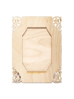 Панно для декорирования с ажурными углами вид 4 Timberlicious 11х15 см