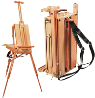 Этюдный ящик Cappelletto CC-32 с мачтой и выдвижными ножками деревянный из бука 60х35 см
