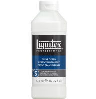 Грунт акриловый Liquitex Clear Gesso универсальный прозрачный для живописи и графики 473 мл