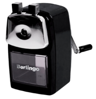 Точилка механическая Berlingo с металлическим корпусом в фирменном кейсе