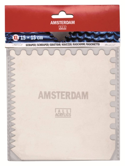 Шпатель художественный Amsterdam металлический 15х15 см