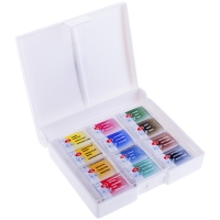 Акварель Белые ночи художественная 12 цветов кюветы пластиковый кейс