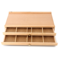 Органайзер для пастели из бука 2 уровня "Студия" Гамма