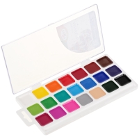 Акварель Гамма "Классическая" медовая полусухая 21 цвет в пластиковом кейсе