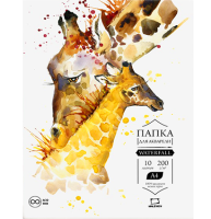 Бумага для акварели Малевичъ Waterfall папка А4 / 10 листов / 200 гм