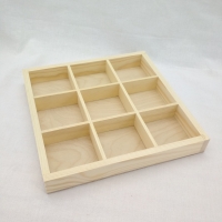 Органайзер деревянный заготовка для декорирования Timberlicious 25х25х3 см