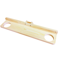 Полка для мольберта деревянная для кистей Художественные материалы универсальная 60х13 см