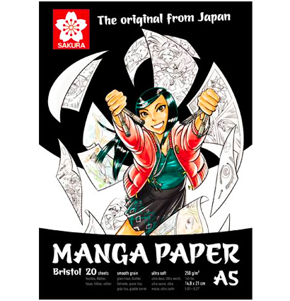 Альбом Sakura Manga Bristol для иллюстраций А5 / 20 листов / 250 гм