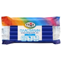 Пластилин Гамма "Классический" для лепки поштучно синий 50г