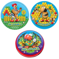 Мозаика Десятое королевство, шестигранная, 150 эл, d19,5см, ассорти, пласт.коробка