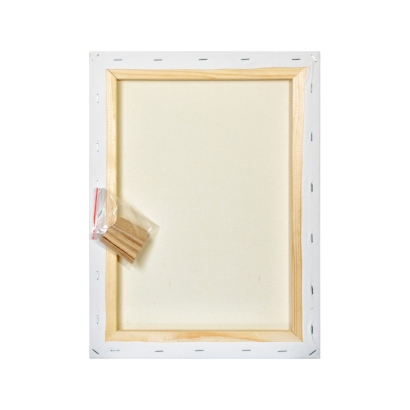 Холсты на подрамниках грунтованные 2 штуки Малевичъ 25х35 см / среднее зерно / 100% хлопок