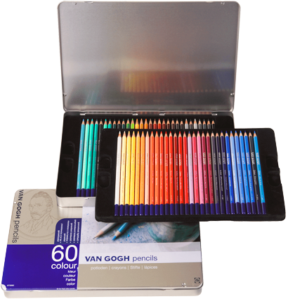 Набор цветных карандашей Van Gogh Royal Talens 60 цветов в пенале