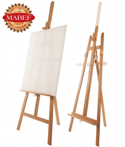 Мольберт Mabef M/12 Лира большой из древесины бука для художников и выставок