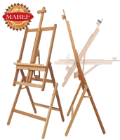 Мольберт Mabef M/33 студийный поворотный для масла и акварели профессиональный