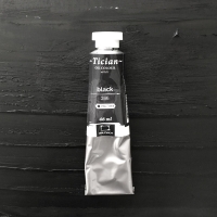 Краска масляная Tician Малевичъ чёрный 46 мл 3 тубы