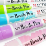 Акварельные маркеры Ecoline Brush Pen в наборе 5 Pastel (пастельные) купить маркер-кисть для скетчей в магазине АльбертМольберт  с доставкой по РФ