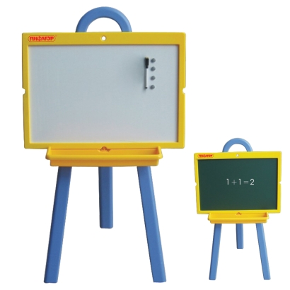 Доска двусторонняя для мела и магнитно-маркерная ПИФАГОР 45x60 см