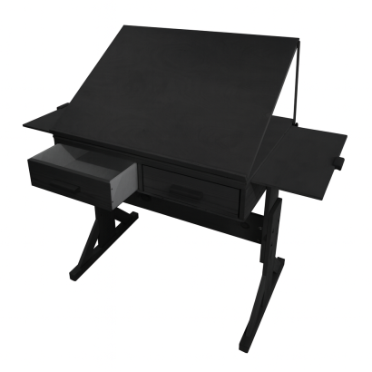 Рабочий стол художника Alberto Illustratore чёрный