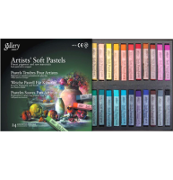 Пастель Mungyo Gallery Artists Soft Pastel сухая мягкая 24 цвета профессиональная квадратная