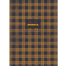 Блокнот Rhodia Heritage Tartan в клетку мягкая обложка черный А4 / 80 листов / 90 гм купить в художественном магазине Альберт Мольберт