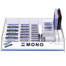 Настольный дисплей с ластиками Tombow Mono в ассортименте 98 штук купить ластики оптом в художественном магазине Альберт Мольберт с доставкой по РФ и СНГ