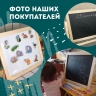 Доска двустороняя ПИФАГОР для мела и маркеров 35x41 см