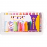 Пастель масляная Crown "ArtStory" набор 24 цвета в пластиковой упаковке