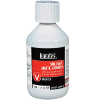 Лак матовый Liquitex Soluvar Matte Varnish для акриловой живописи 237 мл
