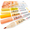 Акварельные маркеры Ecoline Brush Pen в наборе 5 Skin (телесные) Эколайн купить для акварельного скетчинга в магазине маркеров АльбертМольберт с доставкой по РФ