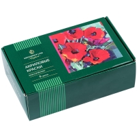 Набор акриловых красок Greenwich Line 6 цветов в банках 20 мл