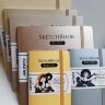 Альбом Малевичъ Glamour Bristol для графики и маркеров золотой А6 / 20 листов / 180 гм купить в художественном магазине Альберт Мольберт с доставкой по всему миру