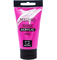 Акриловая краска глянцевая Matisso Малевичъ 104 пурпурный в тубе 60 мл