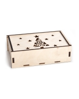 Ящик заготовка для декорирования подарочный Timberlicious 22х14х7 см