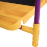 Мольберт растущий BRAUBERG "NIKA KIDS" для мела и магнитно-маркерный 53x46 см сиреневый