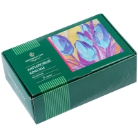 Набор акриловых красок Greenwich Line 6 цветов металлик в банках 20мл