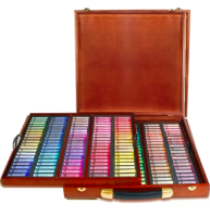 Пастель Mungyo Gallery Extra Fine Soft Pastel сухая круглая 200 цветов профессиональная в деревянном кейсе