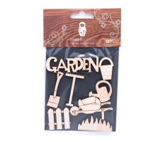 Набор заготовок для декорирования Spring 9 фанера Timberlicious 10х14 см