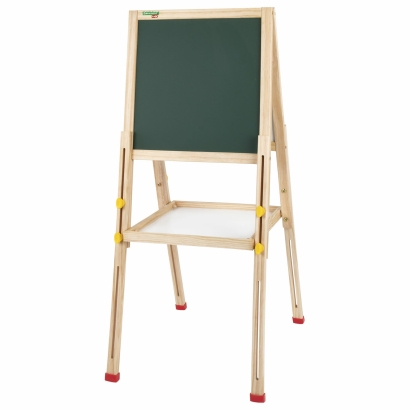 Мольберт растущий BRAUBERG KIDS для мела и магнитно-маркерный 38x37 см